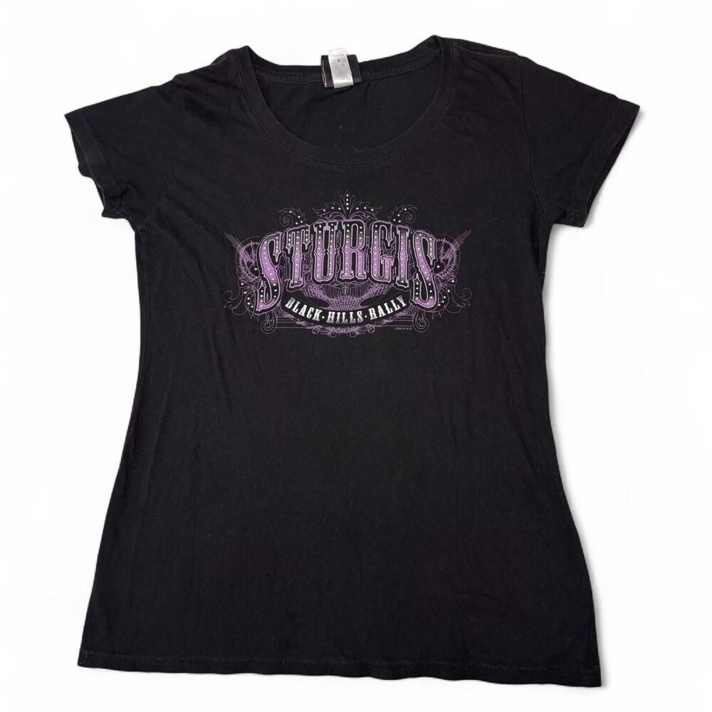 Harley-davidson Women's Black T-shirt